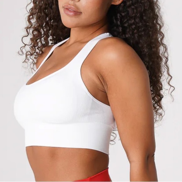 NVGTN White Ignite Seamless Bra - Picture 5 of 9